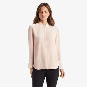 MM LaFleur The Blake Shirt—Brushstroke in Ballet size XL, 100% Silk, Retail $225